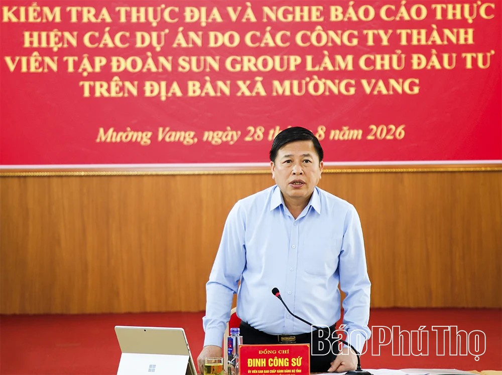 Quyết liệt chỉ đạo, bám sát tiến độ giải phóng mặt bằng các dự án của Tập đoàn Sun Group