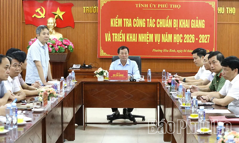 Ph ó Bí thư Thường trực Tỉnh ủy Bùi Văn Quang: Bước vào năm học mới với tâm thế mới, khí thế mới, hoàn thành tốt nhiệm vụ được giao