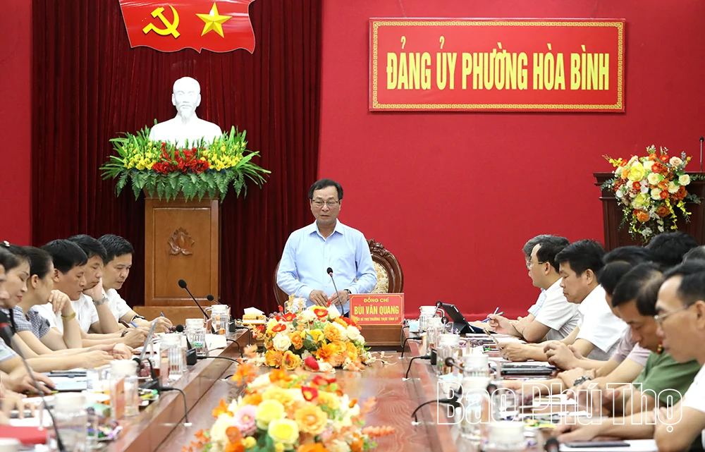 Ph ó Bí thư Thường trực Tỉnh ủy Bùi Văn Quang: Bước vào năm học mới với tâm thế mới, khí thế mới, hoàn thành tốt nhiệm vụ được giao