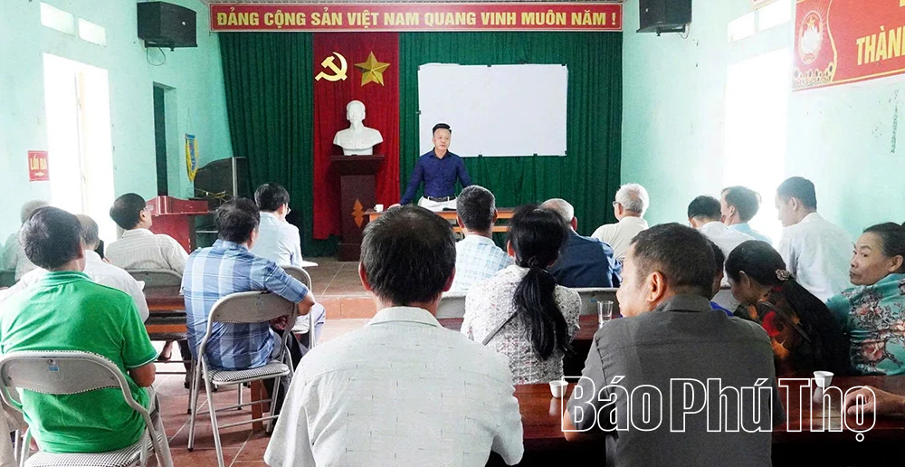 Đổi mới sinh hoạt chi bộ ở Tam Sơn:&nbsp;Khi chuyển đổi số thấm sâu vào từng thôn