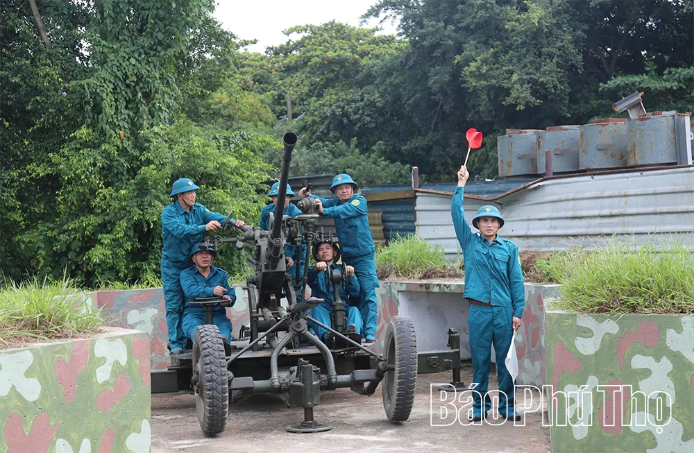 Nâng cao chất lượng huấn luyện lực lượng tự vệ