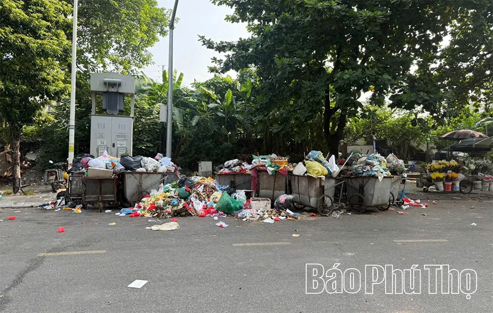 Rác ùn ứ ở Vĩnh Yên, Vĩnh Phúc: Cần sớm tháo gỡ điểm nghẽn