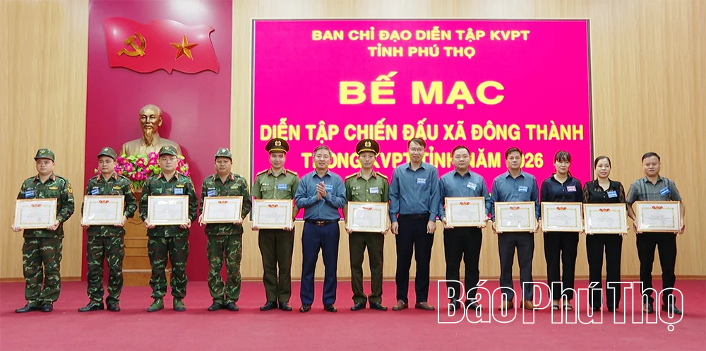 Diễn tập chiến đấu khu vực phòng thủ xã Đông Thành năm 2026