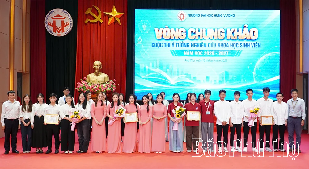 Chung khảo Cuộc thi Ý tưởng nghiên cứu khoa học sinh viên năm học 2026-2027