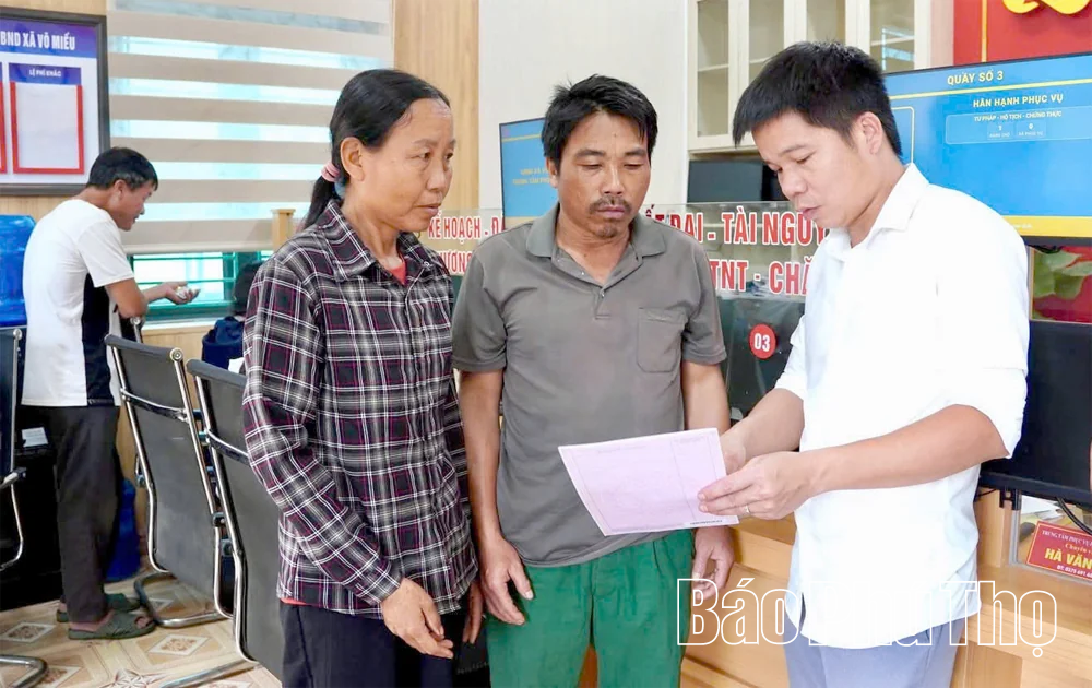 Võ Miếu đẩy mạnh cải cách hành chính