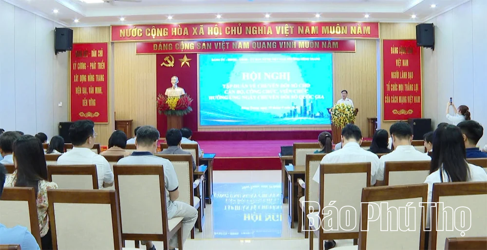 Phường Nông Trang tập huấn chuyển đổi số, nâng cao kỹ năng ứng dụng AI