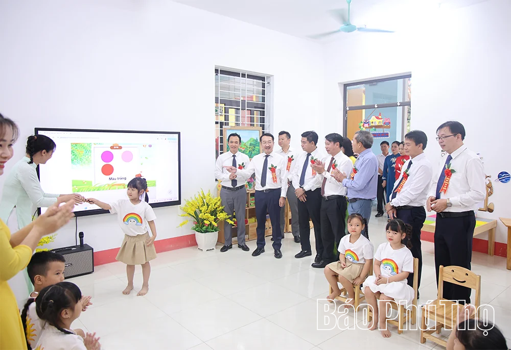 Khánh thành 4 công trình do PVEP tài trợ tại xã Dân Chủ