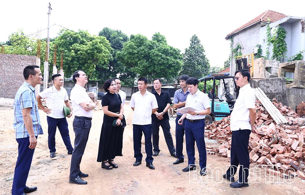 Kiểm tra tiến độ một số dự án nhà ở xã hội tại khu vực Vĩnh Phúc