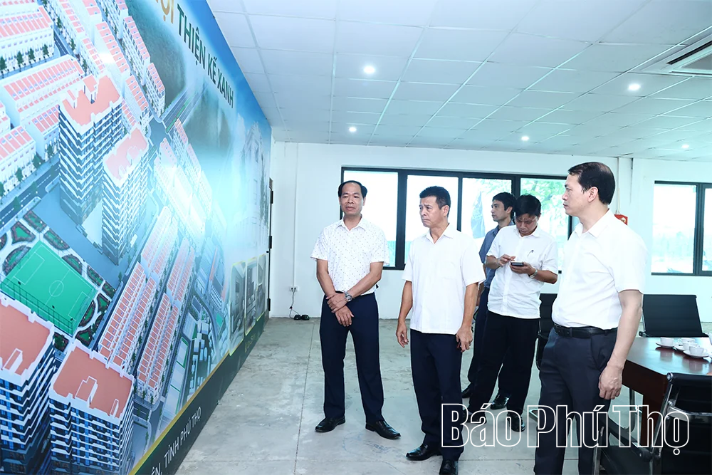 Kiểm tra tiến độ một số dự án nhà ở xã hội tại khu vực Vĩnh Phúc