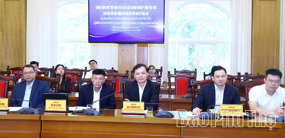 Phú Thọ tăng cường kết nối, thu hút đầu tư từ doanh nghiệp Thái Lan