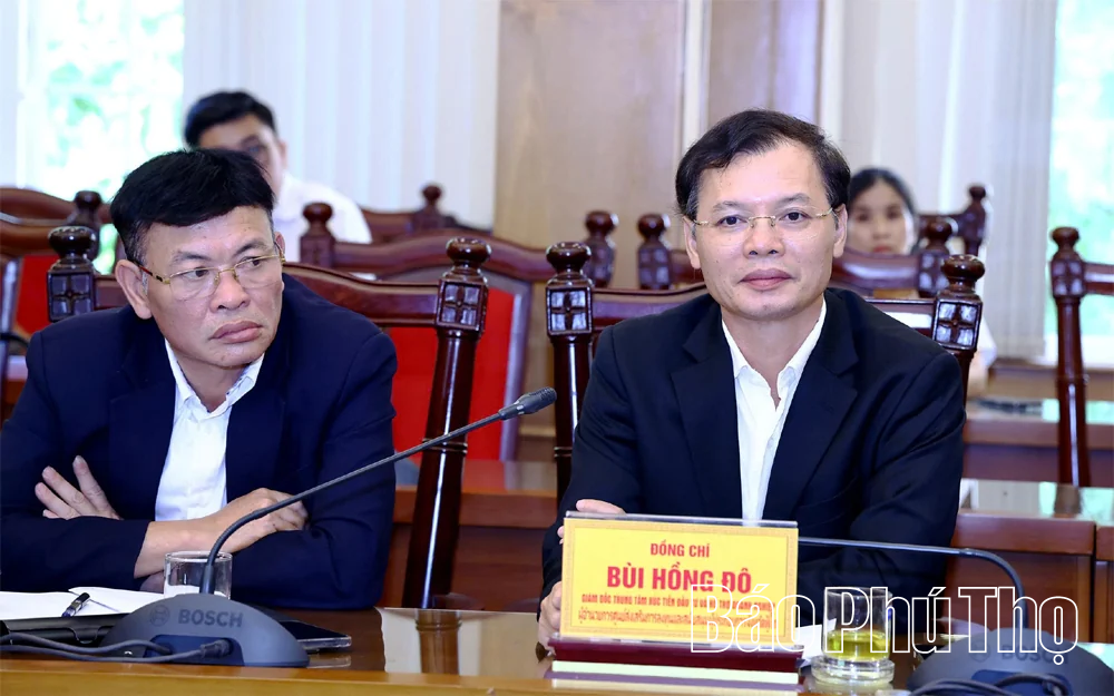 Phú Thọ tăng cường kết nối, thu hút đầu tư từ doanh nghiệp Thái Lan