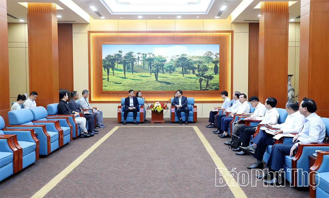 Tăng cường hợp tác phát triển công nghiệp hỗ trợ và đào tạo nguồn nhân lực công nghệ cao giữa tỉnh Phú Thọ và Tập đoàn Samsung
