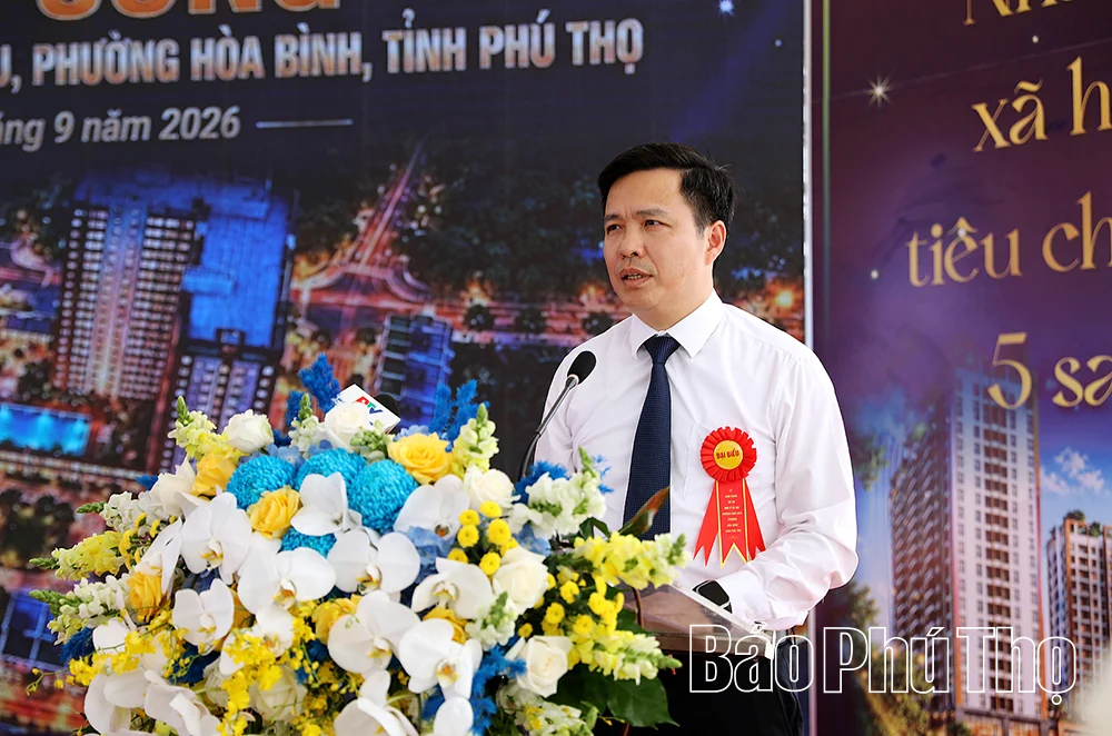 Khởi công Dự án Nhà ở xã hội Trương Hán Siêu tại phường Hòa Bình với 680 căn hộ