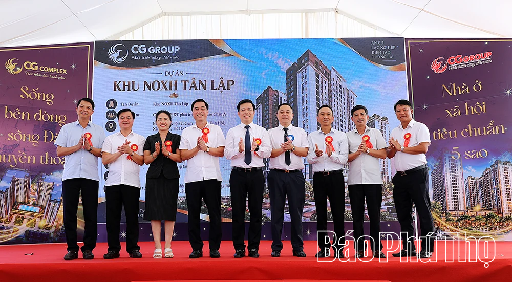 Khởi công Dự án Nhà ở xã hội Trương Hán Siêu tại phường Hòa Bình với 680 căn hộ