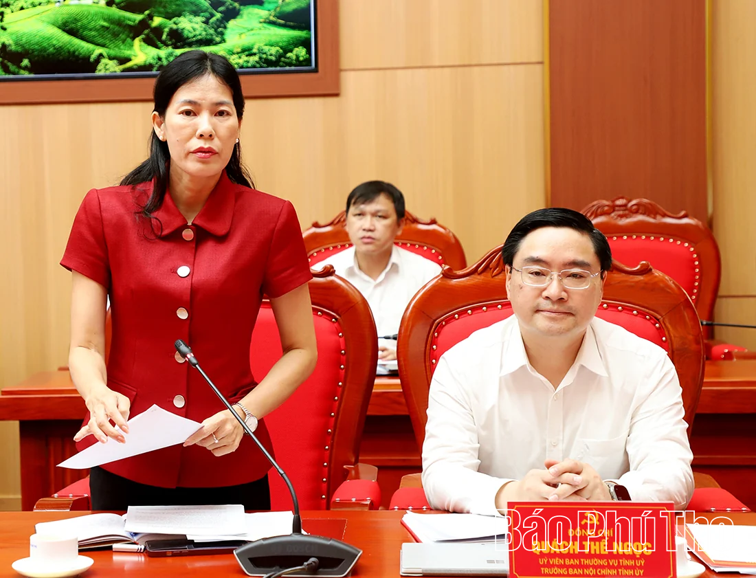 Giao ban các cơ quan chuyên trách tham mưu, giúp việc Tỉnh ủy