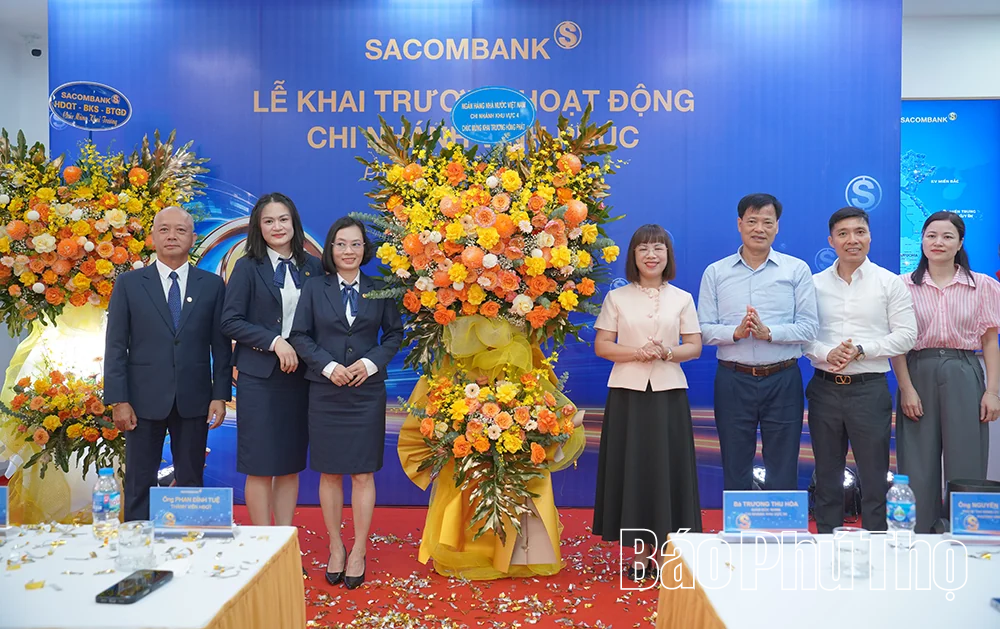 SACOMBANK khai trương Chi nhánh Vĩnh Phúc