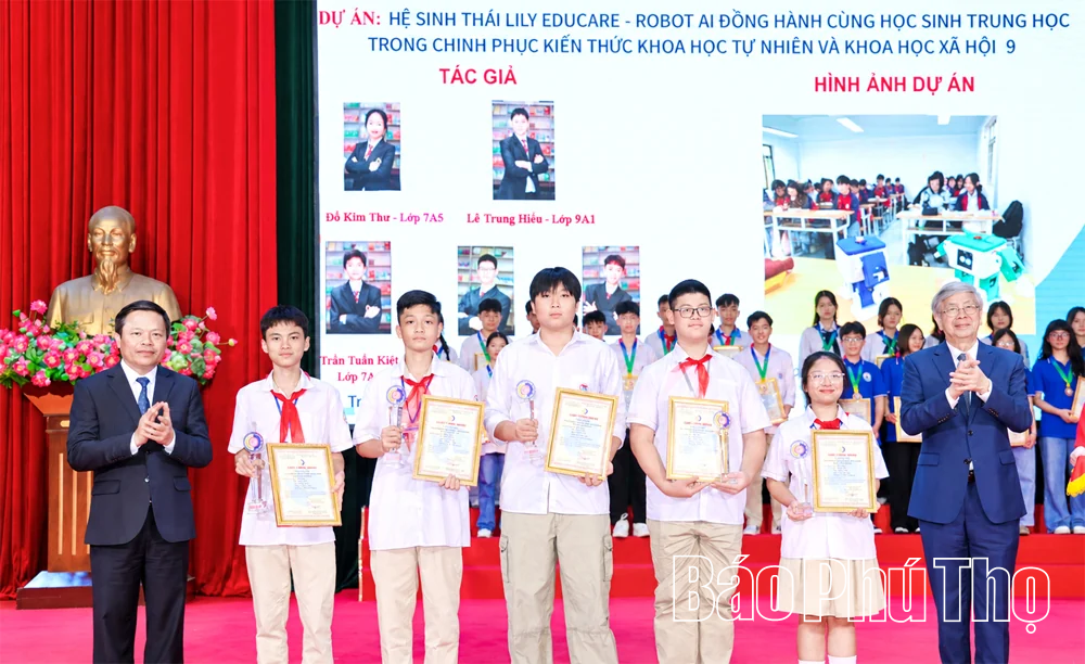 93 dự án đoạt giải Cuộc thi Sáng tạo thanh thiếu niên, nhi đồng tỉnh năm 2026