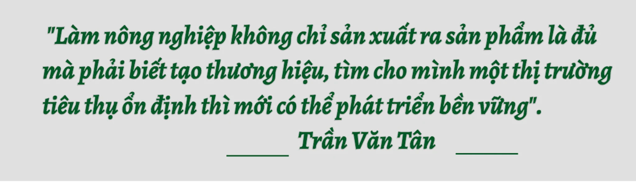 [E-magazine] Ước mơ theo đuổi Nông nghiệp tử tế của CEO xứ Thanh