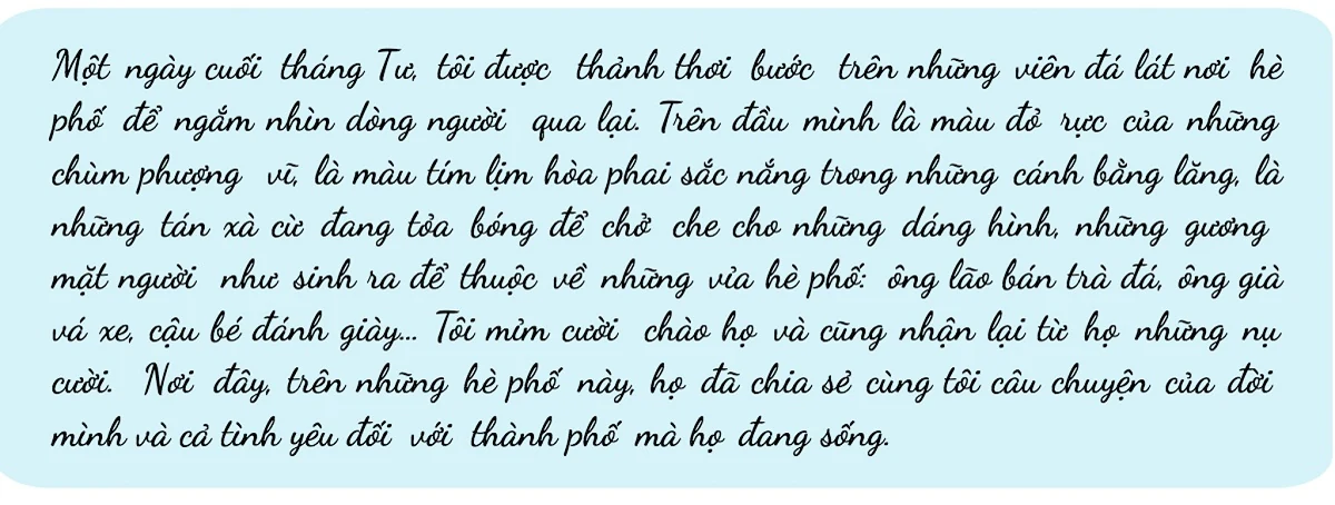 Những câu chuyện nơi hè phố