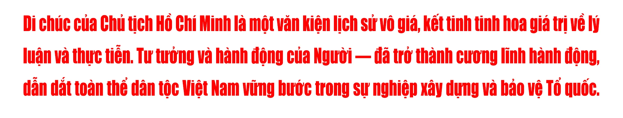 [E-Magazine] - Lời Người là niềm tin tất thắng!