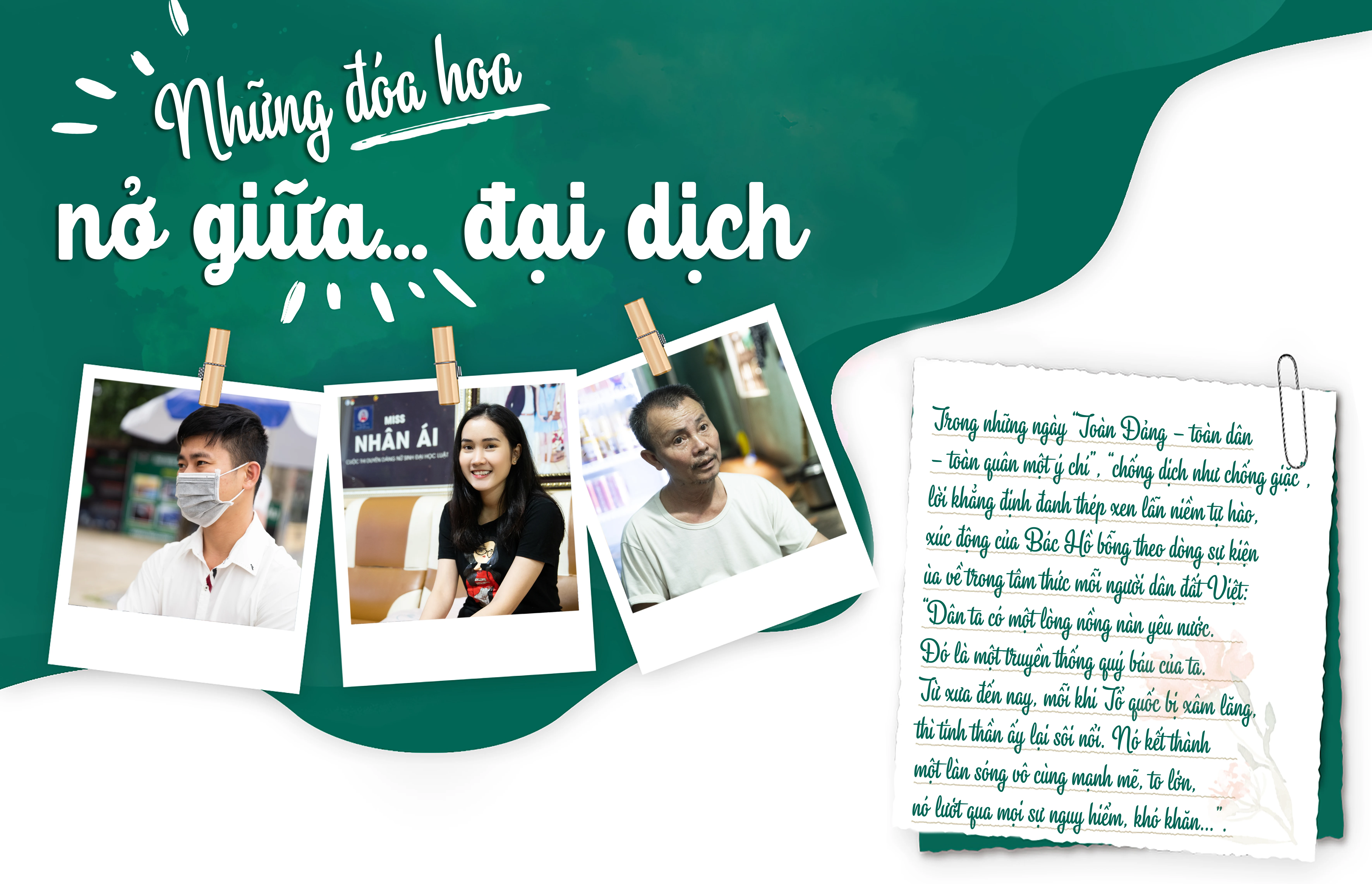 [E-Magazine] - Những đóa hoa nở giữa… đại dịch