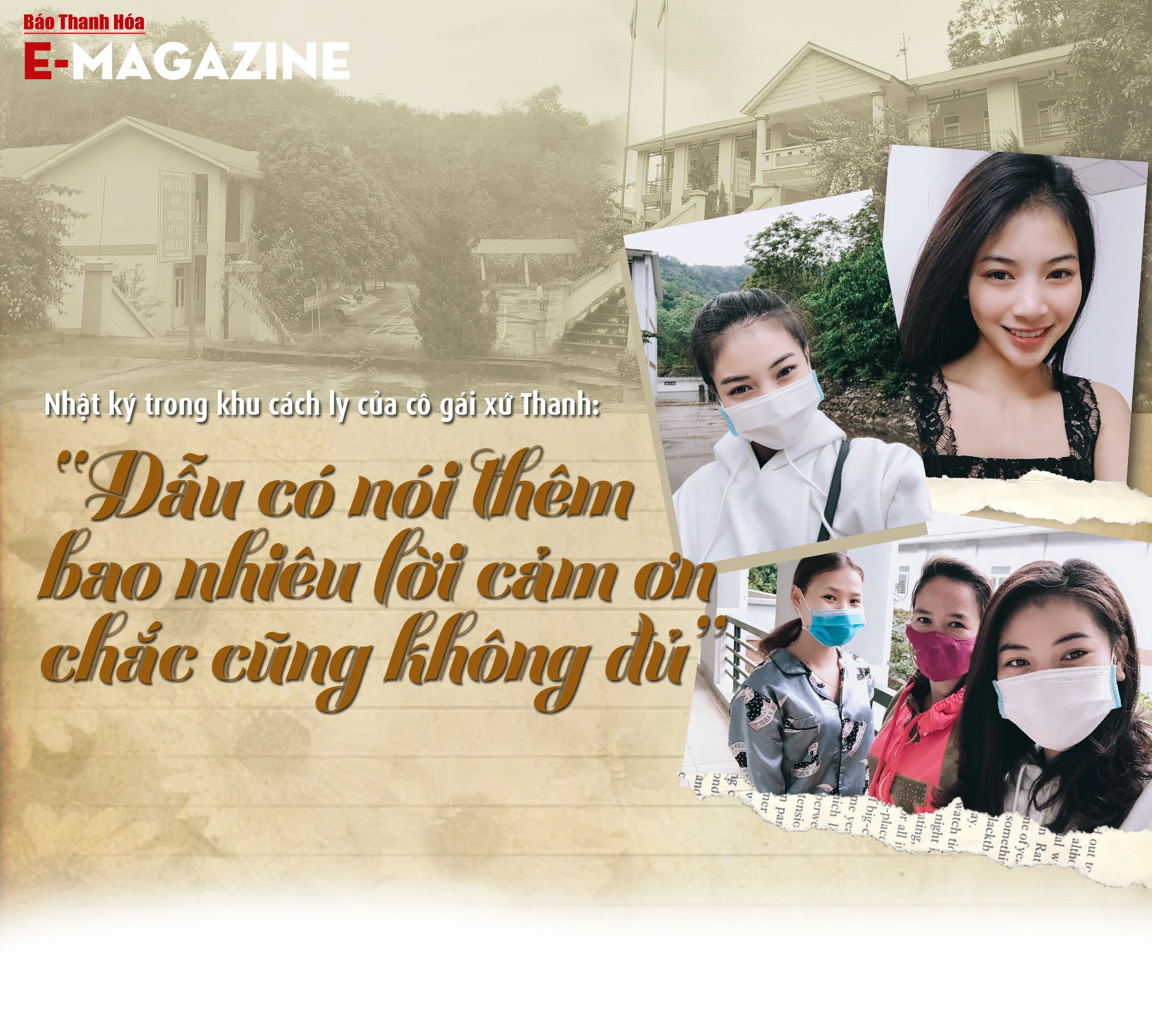 [E-Magazine] - Nhật ký trong khu cách ly của cô gái xứ Thanh: “Dẫu có nói thêm bao nhiêu lời cảm ơn chắc cũng không đủ”