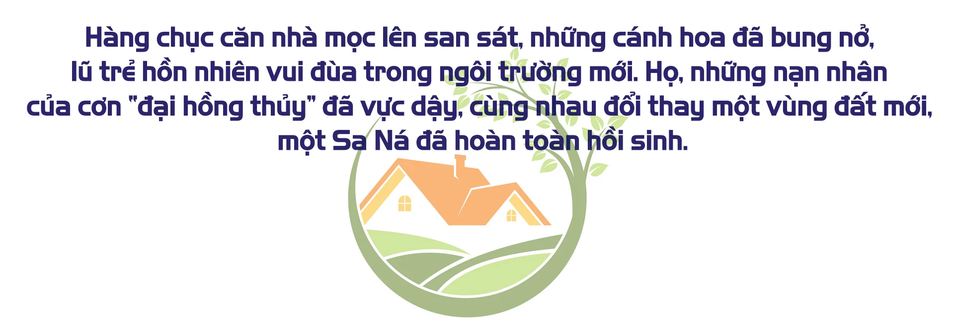 [E-Magazine] - Sa Ná hồi sinh sau lũ: Hoa đã nở trên đỉnh đồi Pom Ngồ