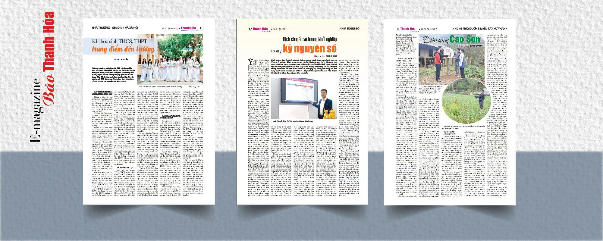 Báo Thanh Hóa ra mắt Thanh Hóa cuối tuần và Chuyên trang điện tử Văn hóa và Đời sống