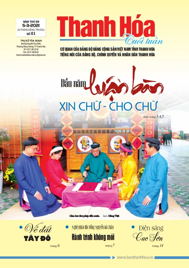 Báo Thanh Hóa ra mắt Thanh Hóa cuối tuần và Chuyên trang điện tử Văn hóa và Đời sống