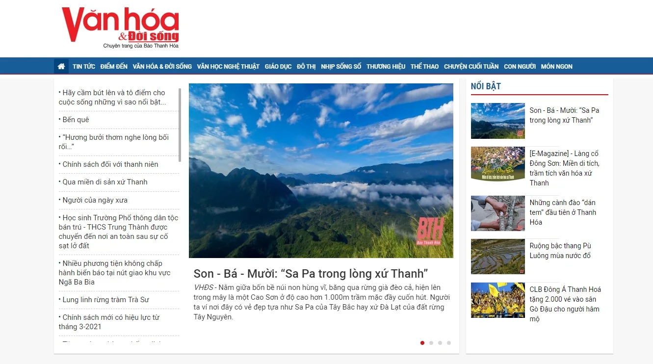 Báo Thanh Hóa ra mắt Thanh Hóa cuối tuần và Chuyên trang điện tử Văn hóa và Đời sống