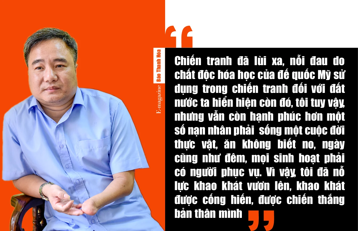 [E-Magazine] - Chung tay xoa dịu nỗi đau da cam