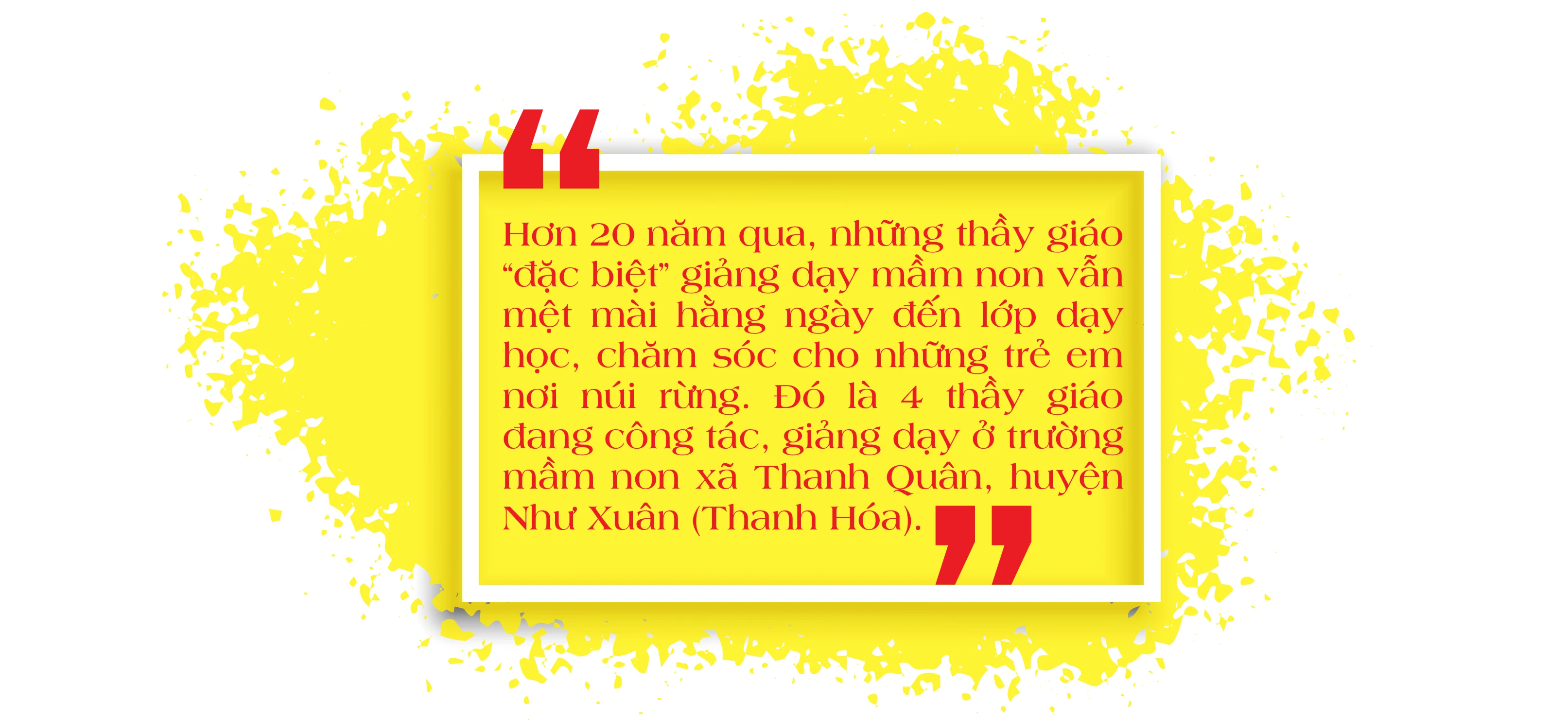 [E-Magazine] - Chuyện về những thầy giáo làm “cô” nuôi dạy trẻ