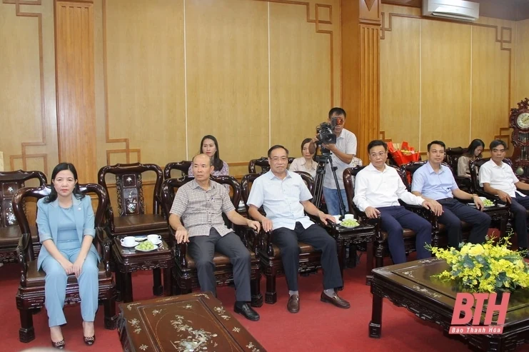 Bí thư Tỉnh ủy Đỗ Trọng Hưng tiếp đoàn Ban Trị sự Giáo hội Phật giáo tỉnh Thanh Hóa nhiệm kỳ 2022 - 2027