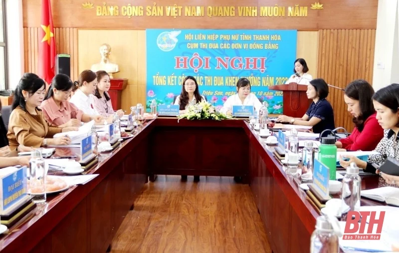 Hội LHPN tỉnh tổng kết công tác thi đua cụm các huyện đồng bằng, năm 2022