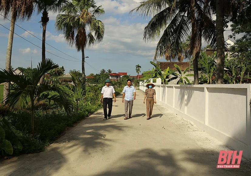 Ý Đảng hòa lòng dân trong xây dựng nông thôn mới nâng cao ở Tượng Văn