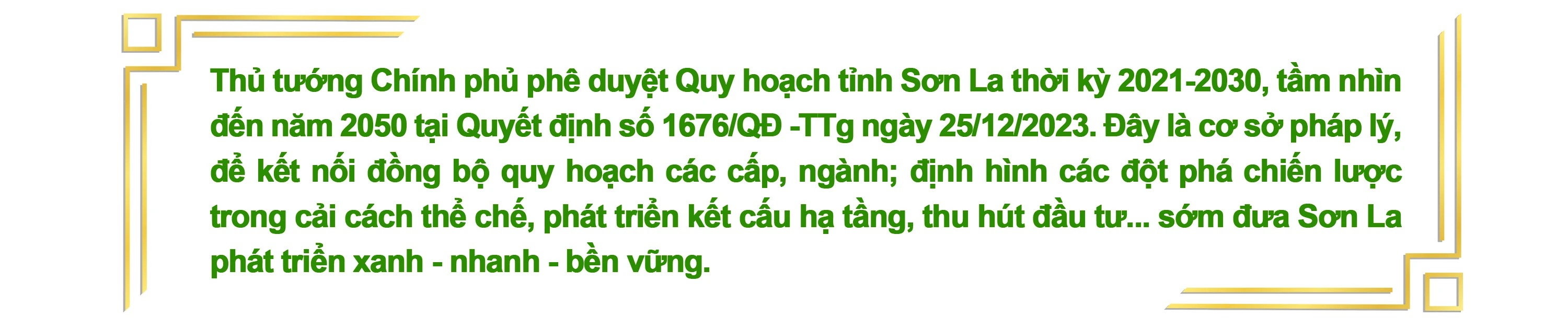 [E-Magazine] – Quy hoạch tỉnh Sơn La thời kỳ 2021-2030 tầm nhìn 2050