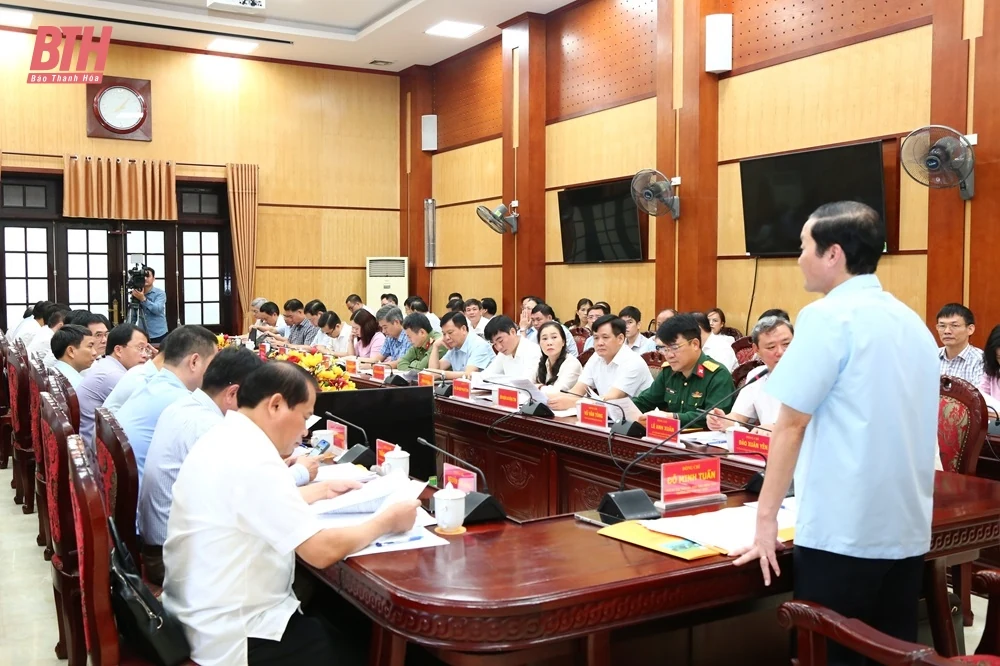 Triển khai nghị quyết của Ủy ban Thường vụ Quốc hội về sắp xếp đơn vị hành chính cấp huyện, cấp xã tỉnh Thanh Hóa giai đoạn 2023-2025