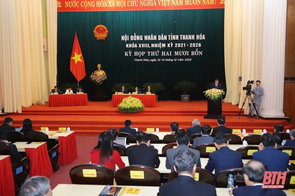 Kỳ họp thứ 24, HĐND tỉnh Thanh Hóa khóa XVIII: Biểu quyết thông qua nhiều Nghị quyết quan trọng và bế mạc kỳ họp