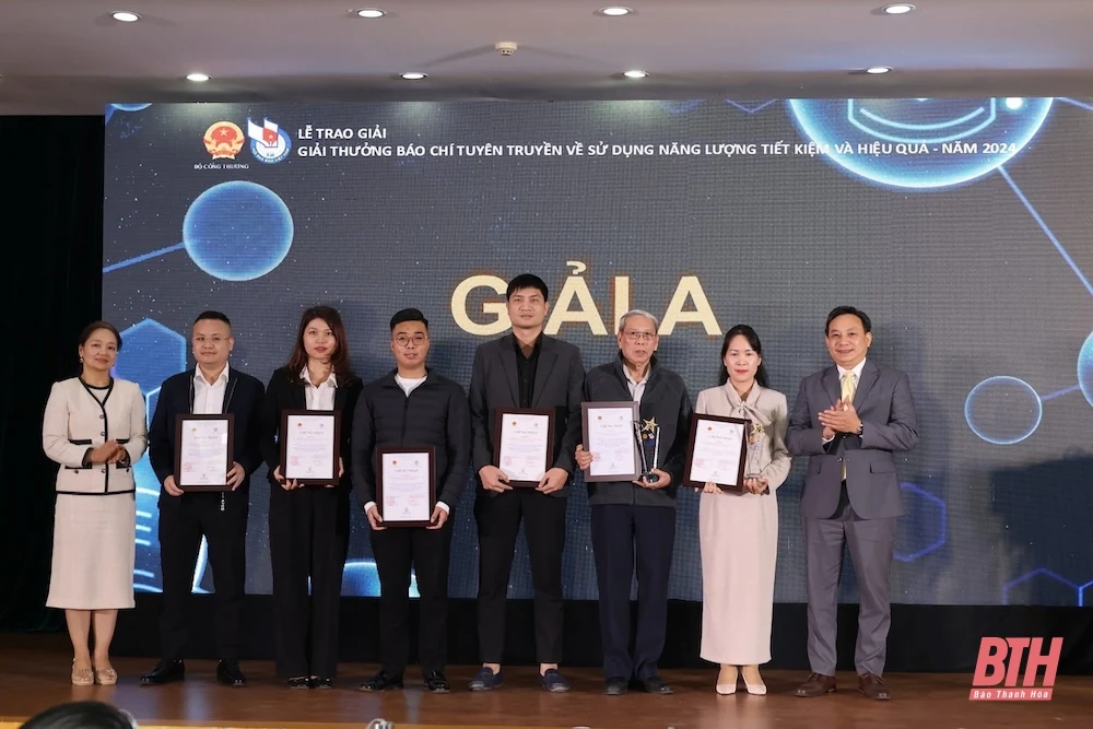 Năm thứ 2 liên tiếp Báo Thanh Hóa đoạt giải A Giải thưởng Báo chí tuyên truyền về sử dụng năng lượng tiết kiệm và hiệu quả