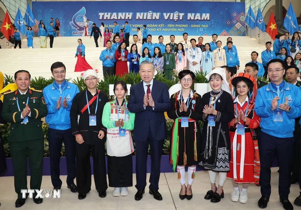 Tổng Bí thư Tô Lâm dự Phiên trọng thể Đại hội Hội Liên hiệp Thanh niên Việt Nam lần 9