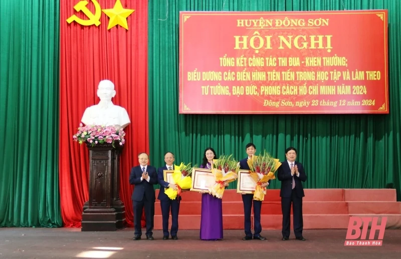 Huyện Đông Sơn: 30/30 chỉ tiêu chủ yếu hoàn thành và hoàn thành vượt mức