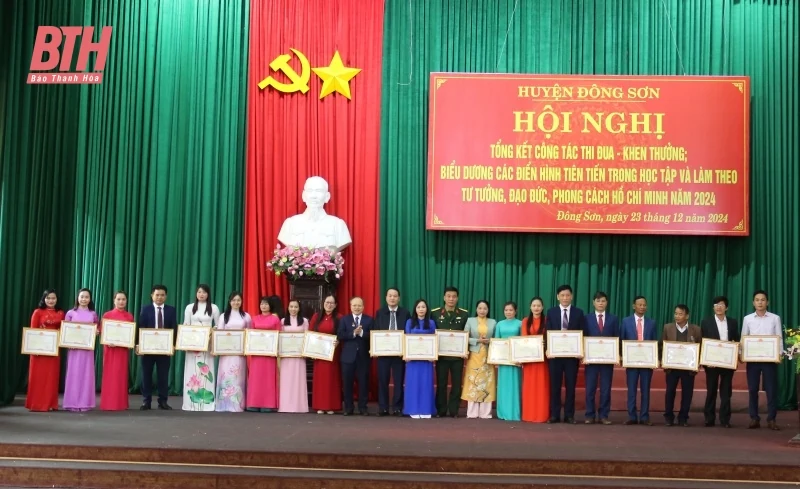 Huyện Đông Sơn: 30/30 chỉ tiêu chủ yếu hoàn thành và hoàn thành vượt mức