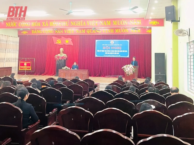 Năm 2024, Liên đoàn Lao động huyện Vĩnh Lộc hoàn thành và hoàn thành vượt mức kế hoạch