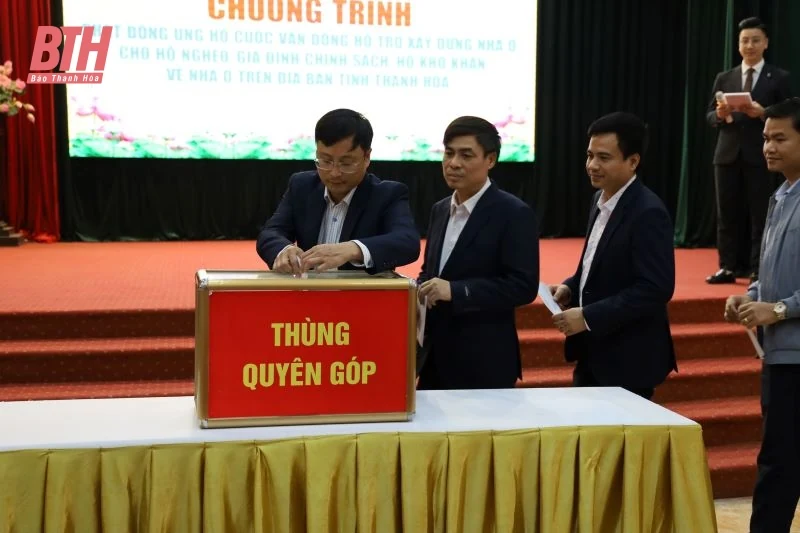 Sở Văn hóa, Thể thao và Du lịch phát động ủng hộ xây dựng nhà ở cho hộ nghèo, hộ gia đình chính sách, hộ còn khó khăn về nhà ở