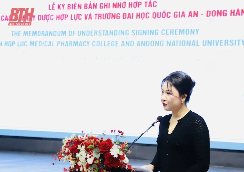 Ký biên bản ghi nhớ hợp tác giữa Trường Cao đẳng Y Dược Hợp Lực và Trường Đại học quốc gia Andong Hàn Quốc 