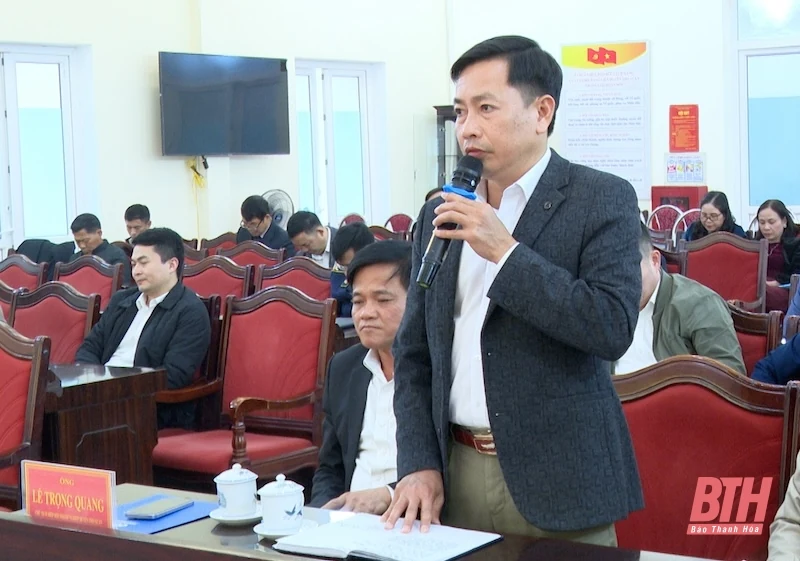 UBND huyện Thọ Xuân đối thoại với doanh nghiệp, hợp tác xã