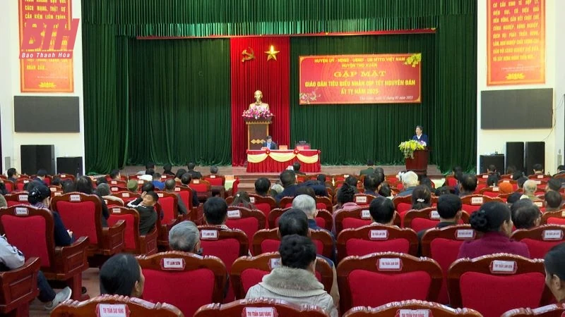 Thọ Xuân gặp mặt giáo dân tiêu biểu đạo Công giáo