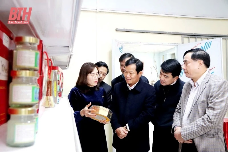 Phó Chủ tịch HĐND tỉnh Nguyễn Quang Hải kiểm tra tình hình sản xuất và tặng quà gia đình chính sách huyện Yên Định