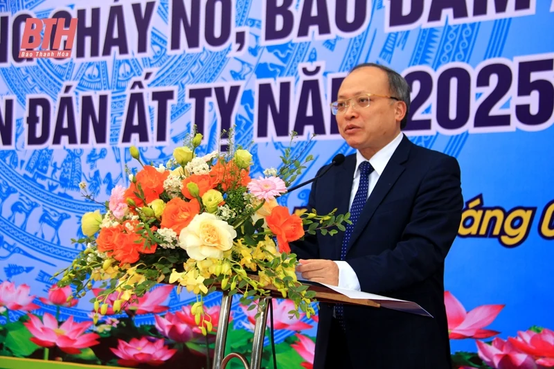 TP Thanh Hóa ra quân tuyên truyền phòng, chống vi phạm pháp luật về pháo, bảo đảm ANTT, ATGT dịp tết 