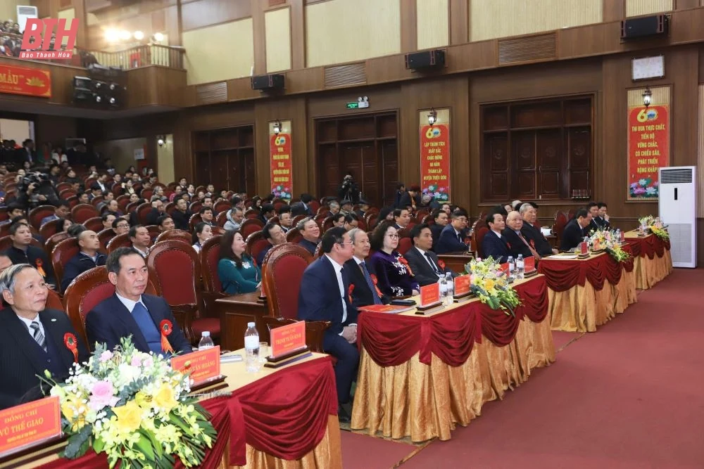 Huyện Triệu Sơn kỷ niệm 60 năm thành lập và công bố huyện đạt chuẩn nông thôn mới nâng cao